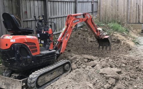 front 0.8 ton excavator